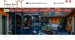 Desktop Screenshot of casonarealcusco.com